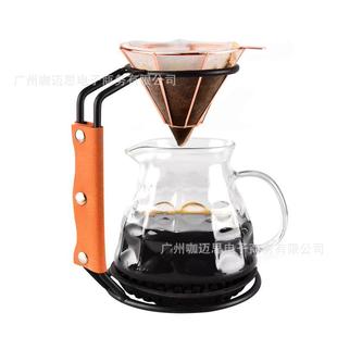 金属咖啡手冲架家用 咖啡架 过滤杯架滤纸支架V60架子防滑手冲套装