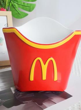 爆款麦门永存笔筒 趣味创意桌面化妆刷文具收纳麦当劳笔筒摆件