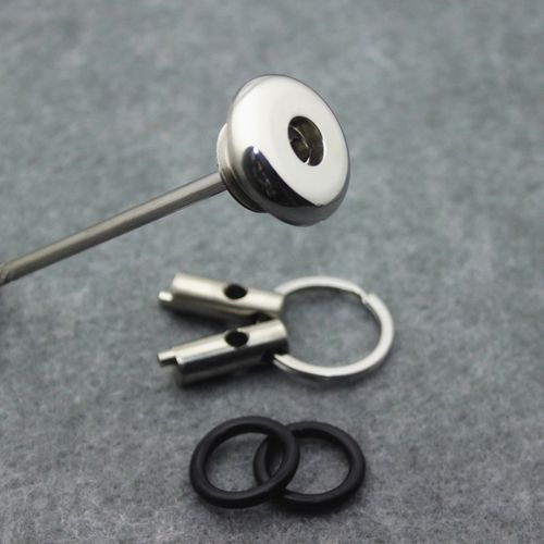 升仕310R幽灵ZONTES250改装防盗机油尺310V/310T防撬不锈钢机油盖