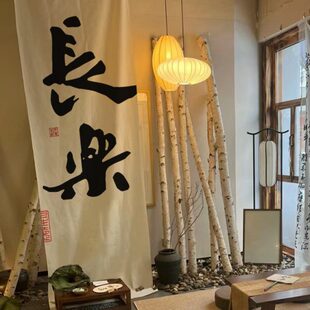 集旗帜背景布网红装饰市外文字挂布广告招牌文化背景室内氛围摆摊