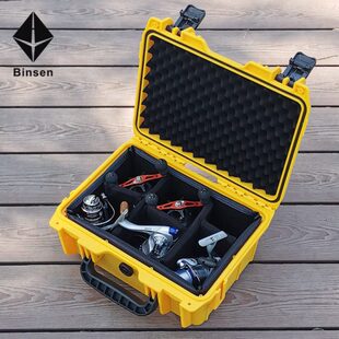 收纳包收纳盒鱼轮纺车轮防水箱渔轮路亚轮保护海钓箱水滴轮硬壳箱