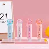 专用形推拉式 笔橡皮擦可爱橡皮擦干净作业猫不留痕橡皮爪