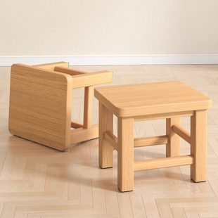 实木方凳家用木板凳客厅餐桌凳中式复古商用方凳子椅子四方木凳子