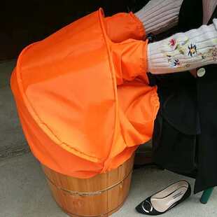 熏蒸罩蒸袍泡脚膝盖罩衣汗蒸服木桶罩子斗篷折叠熏蒸罩膝盖专用罩