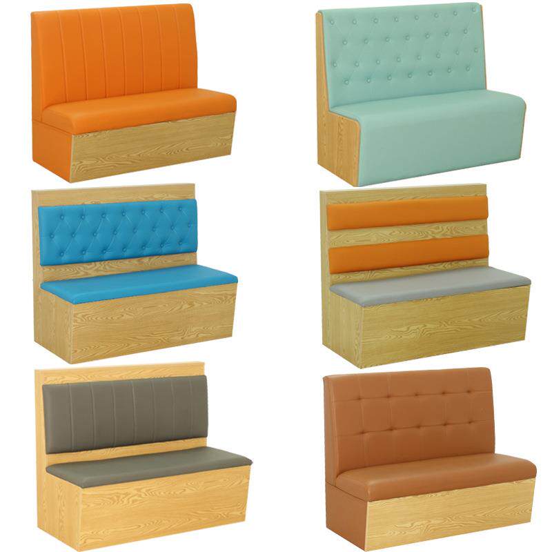 卡座沙发餐桌火锅店咖啡厅奶茶店西餐厅桌椅餐饮酒吧靠墙商用可J&