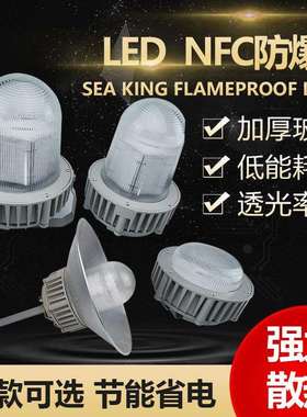 LED三防防眩平台灯免维护节能防尘防腐防爆灯50W弯杆FGV6207