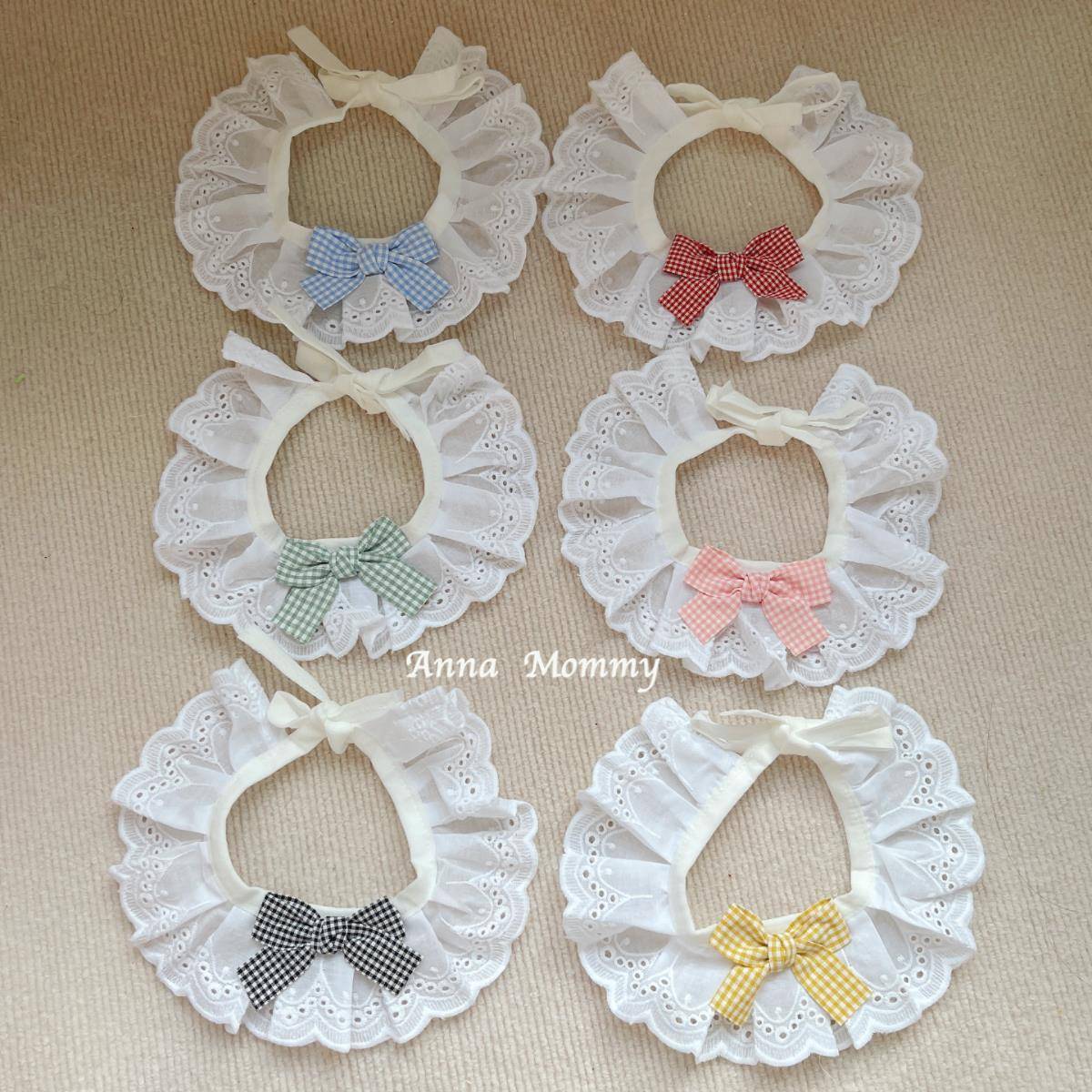 宠物狗狗围兜口水巾猫咪围脖可爱围巾公主风拍照配饰装饰品蝴蝶结