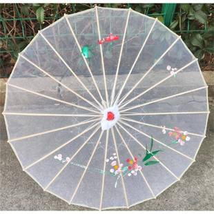 透明伞烟雨行舟舞蹈伞道具江南演出表演工艺伞民族傣族古典场舞伞