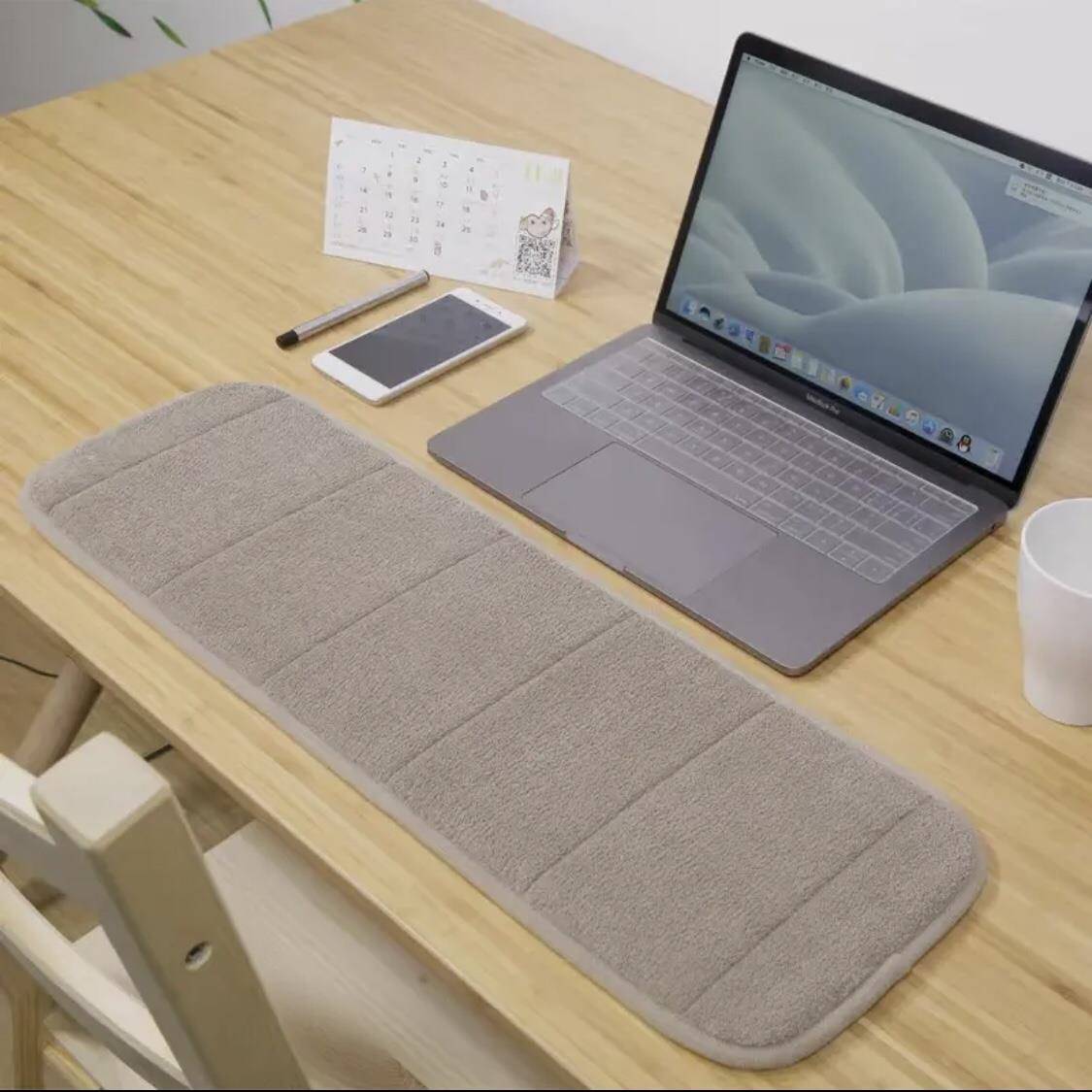 海绵手肘垫办公桌面键盘手托滑鼠毛绒垫趴睡胳膊肘垫游戏护腕垫子