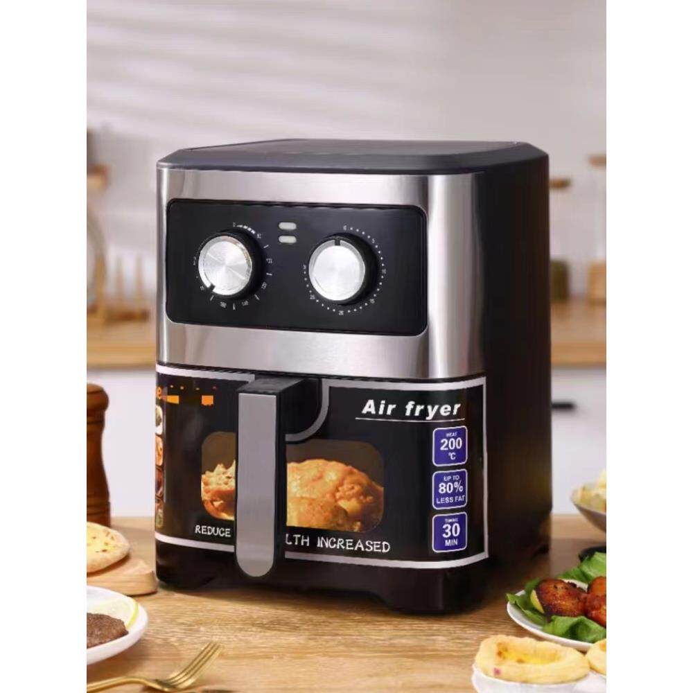 视觉大容量10.5升家用商用机械触摸屏空气炸锅多功能一体机空气炉