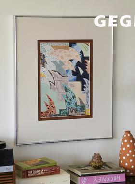 无限可能】GeGe卧室书房餐厅玄关中古风客厅画挂画高级感北欧复古