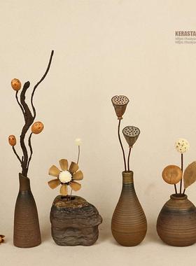 摆件客厅家居饰品置物架多宝阁展示柜新中式装饰品桌面摆设小花瓶