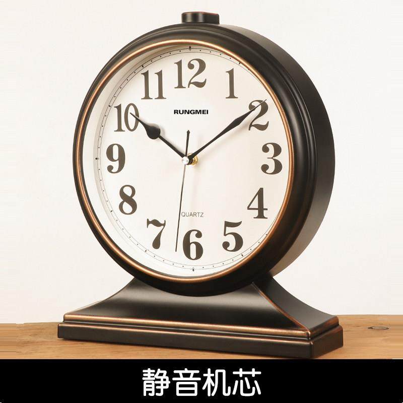 钟摆件客厅超静音座钟台钟桌面卧室创意个性台式时钟家用复古钟表,家居饰品,台钟/闹钟,淘宝优惠券,粉丝福利购,淘宝优惠卷