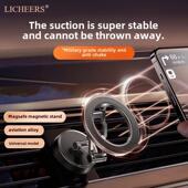 凌晨磁性手机车载支架磁性汽车导航专用2024新型汽车折叠支架