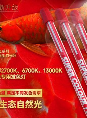 马印神灯6700K金红龙固色专用灯发色13000K防水鱼缸烤色灯2700K