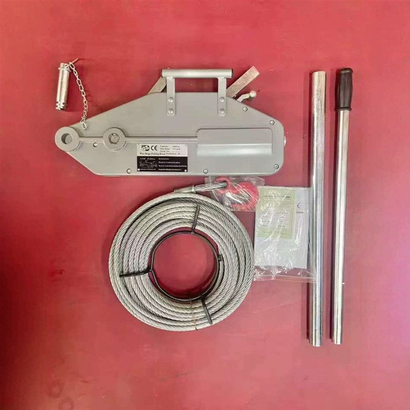 铝合金牵引器1.6吨手扳紧线器3.2吨电力钢丝牵引机钢Y丝绳手扳葫