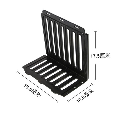 超市水果护栏 生鲜挡板 蔬菜护边货架黑色隔断塑料围栏永辉小护栏
