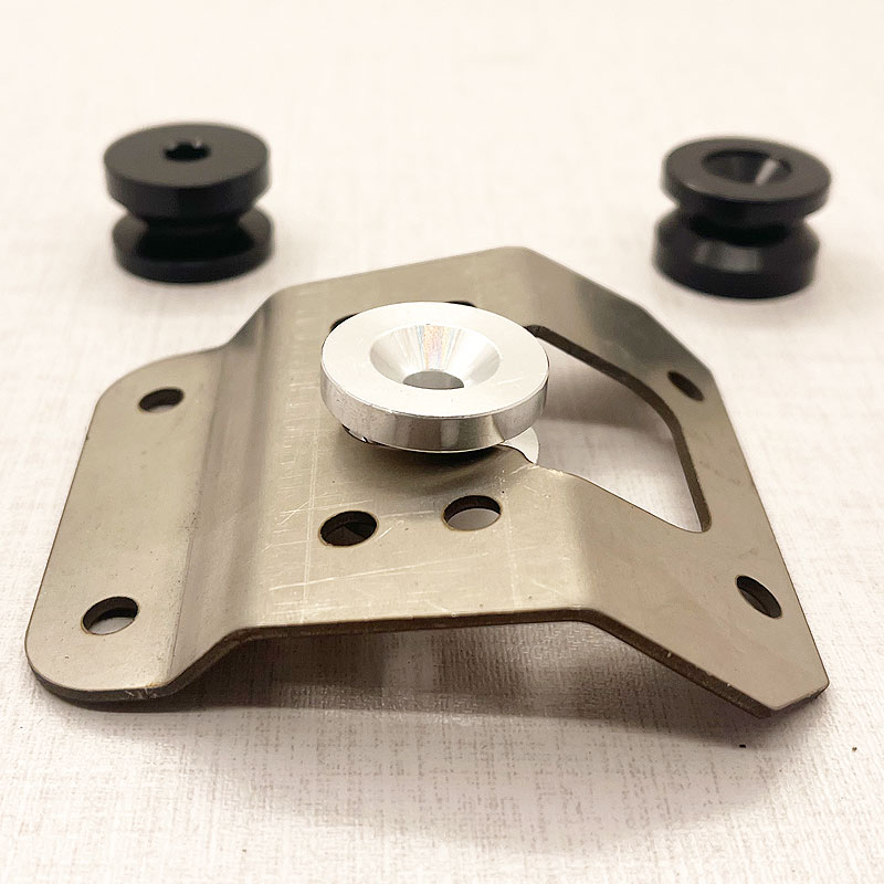 铝合金尾箱垫子快拆配件垫圈摩托车不锈钢钓鱼箱卡槽改装缓冲垫