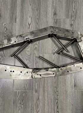 洋马AG600收割机配件入口压草器支架总成草秆支板