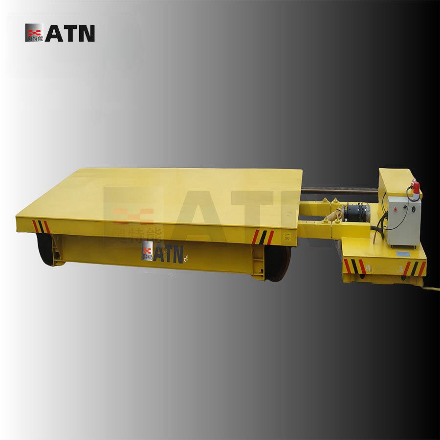 钢铁行业用运输平板升降车电动地轨车轨道平板车可免费设计图纸