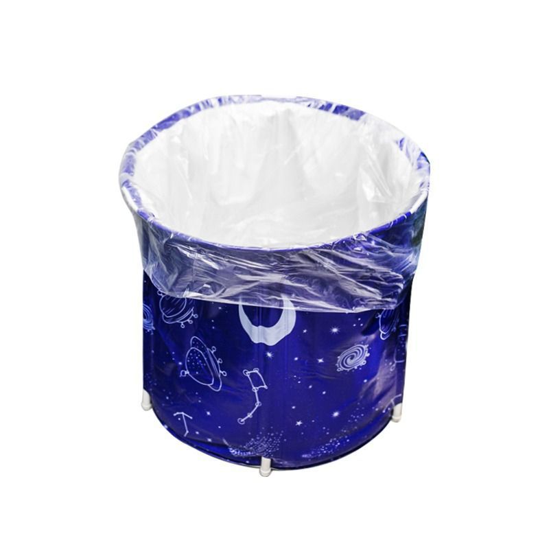 一次性泡澡袋家用圆形浴桶加厚塑料套袋儿童洗澡膜成人折叠振尾荣