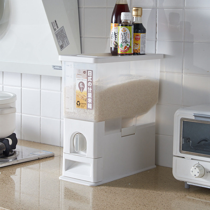 厂家日计量桶家米虫P桶 小号桶源头式米 用桶储米箱防P面粉大中米