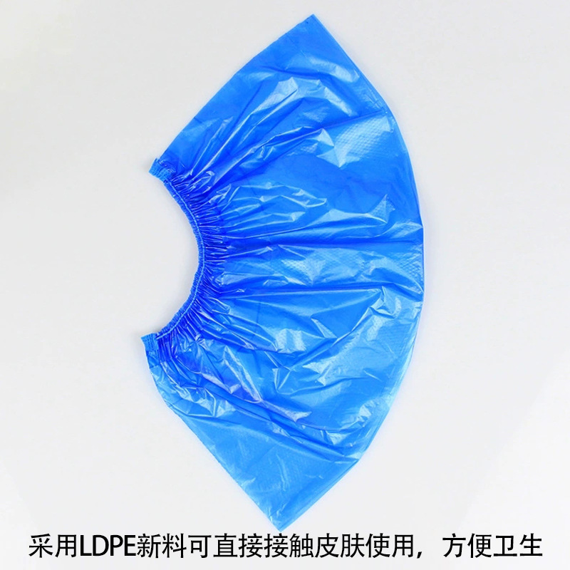 一性鞋防滑防水家内脚耐用防升次套pe居室机房塑料套耐磨滑级