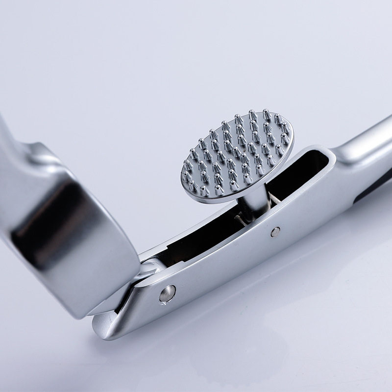 厂家锌合金厨房小工具新款鲨鱼造型压蒜器蒜泥蒜蓉捣蒜器