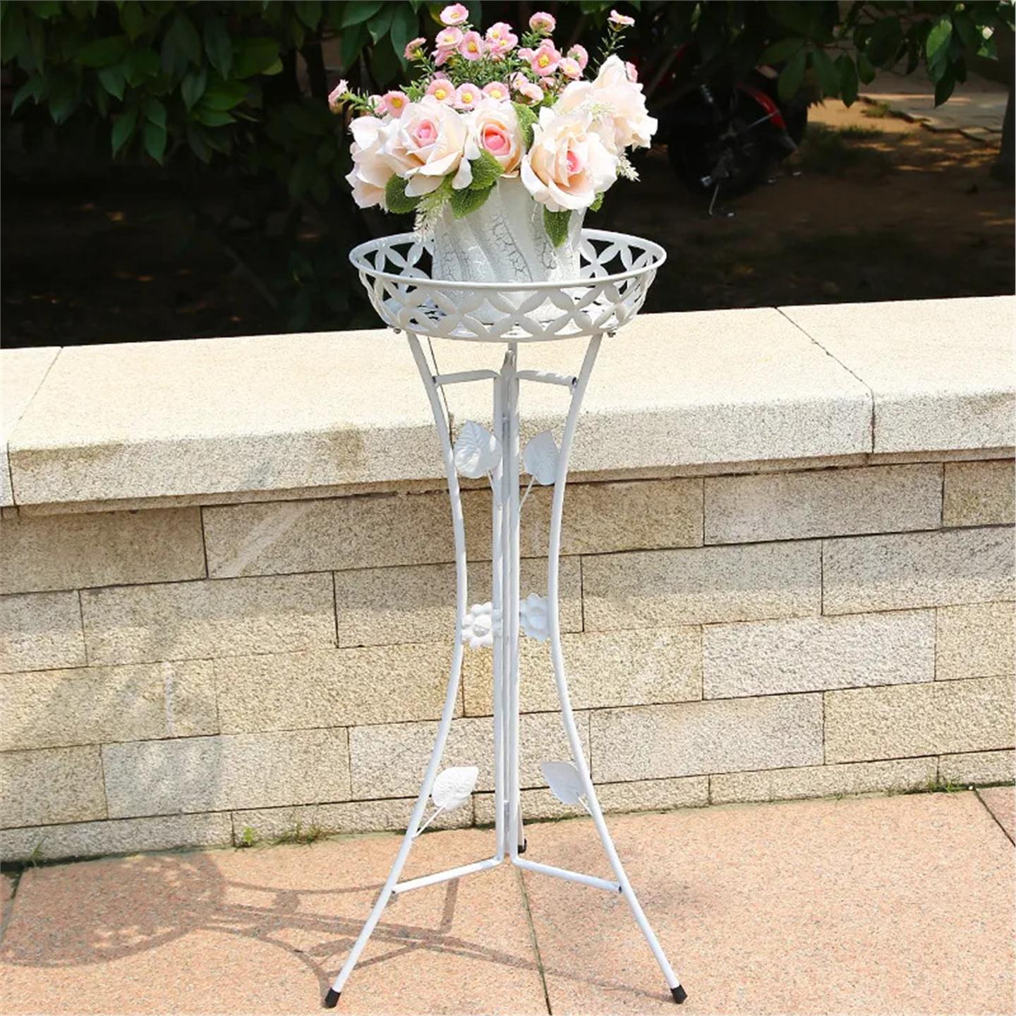 绿萝吊兰客厅铁艺大盆花架单层架室内花架阳台落地式花盆欧式新高