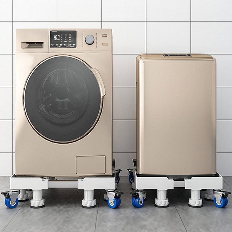 洗衣机底座通用托架可移动万向轮加高冰箱空调架落地调节防震