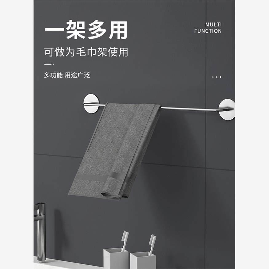 拖鞋挂架浴室卫生间拖鞋架子免打孔不锈钢壁挂置物沥水架神器