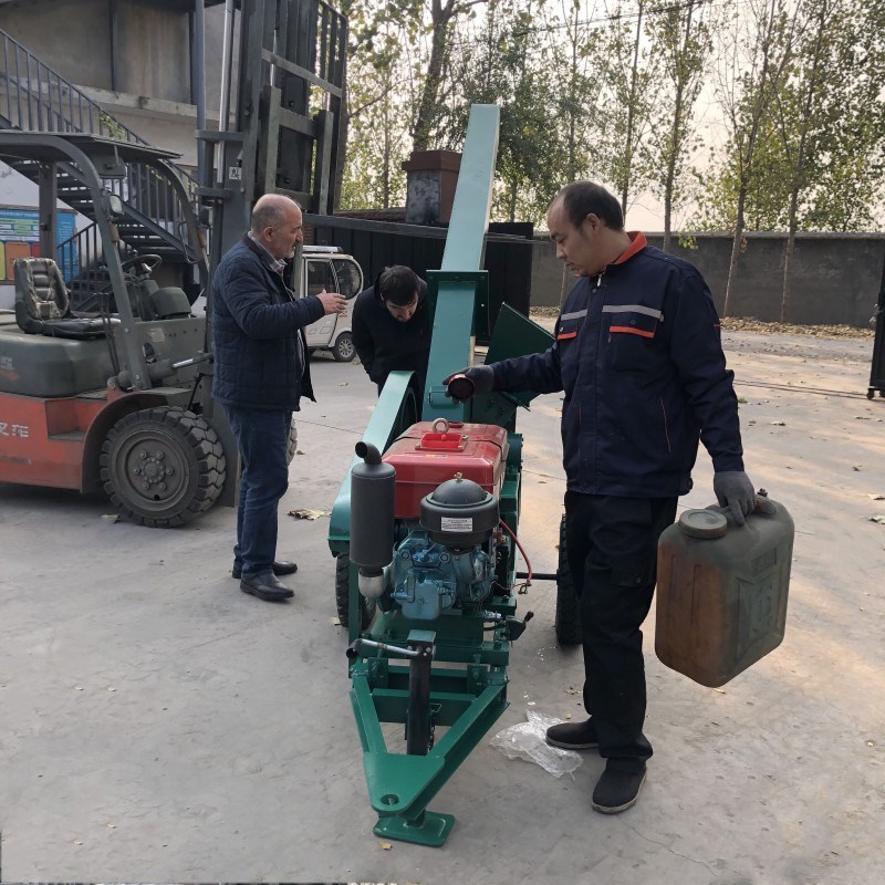 22马力柴油移动n削片机 树枝杂木切片机 鼓式破碎机