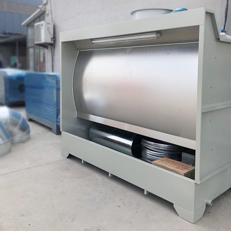 厂家供应水帘柜五金家具环保设备漆房漆雾处理打磨柜X不锈钢水帘