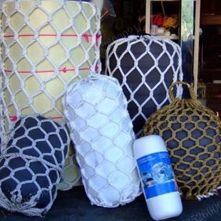 船用防撞碰墊网 防撞网船用网碰墊 网套网兜安全防护网圆形球网