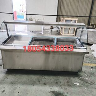 衢州鸭头售卖台卤肉熟食分拣台不锈钢分拣车卤菜现捞现煮设备定做