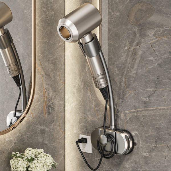 吸盘懒人吹风机置物架浴室卫生间免打孔旋转懒人支架收纳架风筒架,家庭/个人清洁工具,吹风机置物架,淘宝优惠券,粉丝福利购,淘宝优惠卷