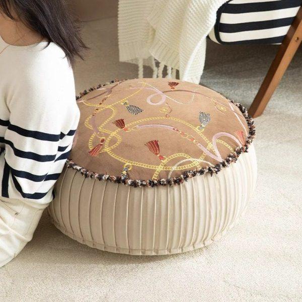 客厅坐墩榻榻米坐垫新中式飘窗懒人沙发阳台地毯蒲团地上看书坐墩,居家布艺,蒲团,淘宝优惠券,粉丝福利购,淘宝优惠卷