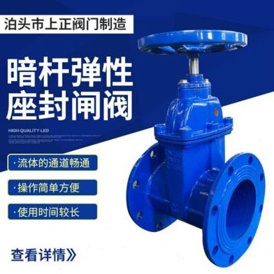 Z45X-16暗杆弹性座封软密封法兰闸阀DN50 65 80 100 150 200 300