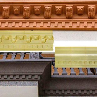 屋檐线条模具别墅自建房欧式天沟沿线房檐线檐口腰线外墙装饰模板