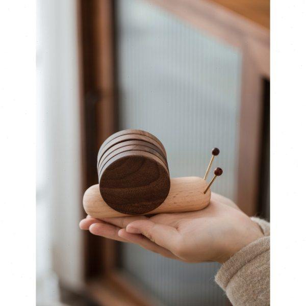 北美黑胡桃木文化创意蜗牛茶桌杯垫茶道实木隔热垫木质茶垫礼物,节庆用品/礼品,文化创意杯垫/餐垫,淘宝优惠券,粉丝福利购,淘宝优惠卷