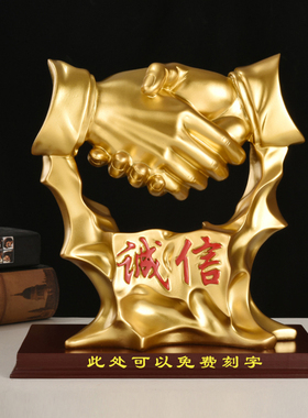 家具玄关办公室装饰品创意招财乔A迁开业好物高档办公桌桌面小摆