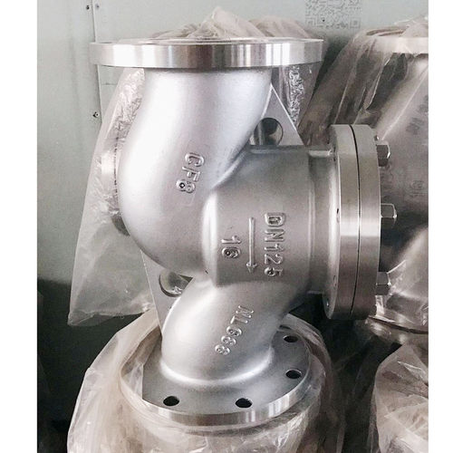 304不锈钢升降式止回阀 法兰止回阀 H41W-16P 逆止阀DN15 - DN30