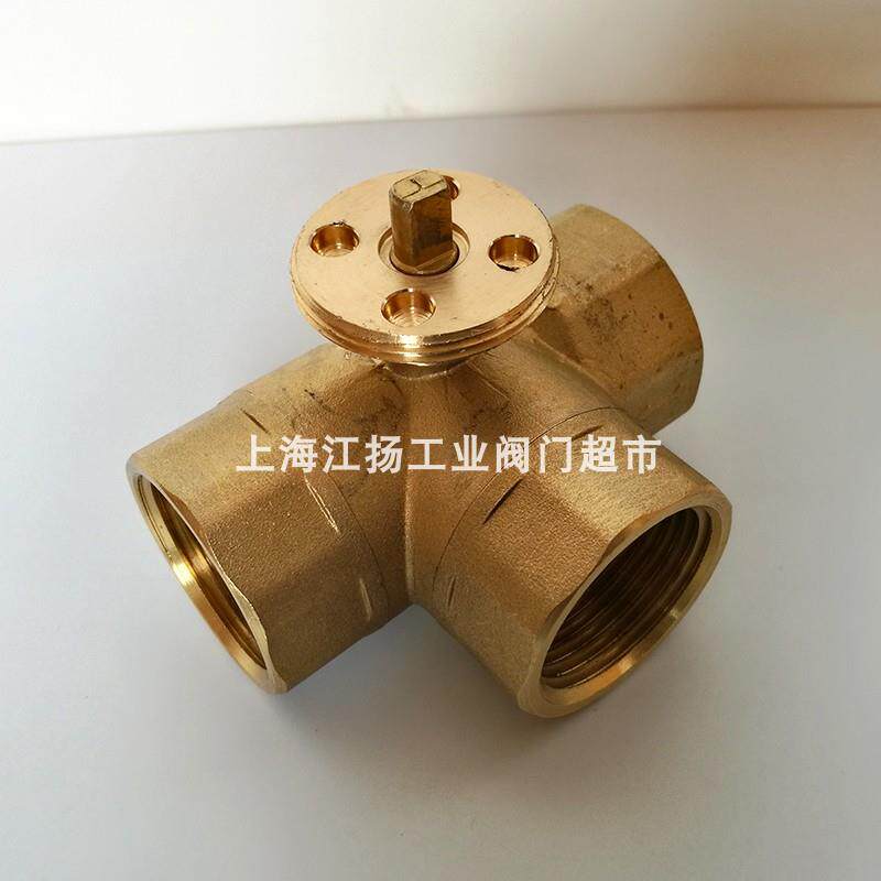黄铜 电动三通球阀 暧通混水阀矿山专用设备