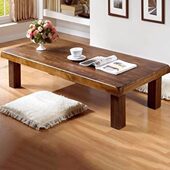 简约客厅飘窗实木茶几矮桌榻榻米儿童防撞阳台极简日式 小户型角子