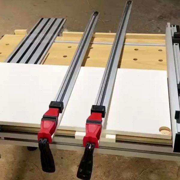 木工电圆锯靠山修边机电木铣开槽导轨靠山木板切割快速夹具导向尺,五金/工具,家用工具组套,淘宝优惠券,粉丝福利购,淘宝优惠卷