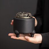 香炉中式 家用香韵调温时蕴电子陶瓷荷花直 道定华堂插电香薰炉古