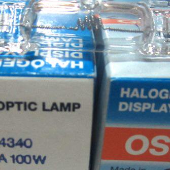 OSRAM HALOGEN DISPLAT/OPTIC LAMP 64340 6.6A100W 德国原产