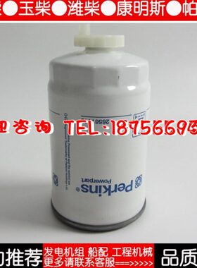 帕金斯柴油格滤芯26561118 26560608威尔信发电机柴滤P550588