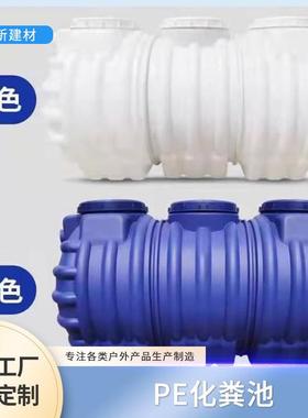白色蓝色pe化粪池环保粪便处理净化无污染新农村污水处理耐用