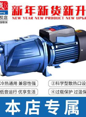 东成楼增压高LMS扬程高喷射式泵自吸大吸力电动水泵井水抽水泵机